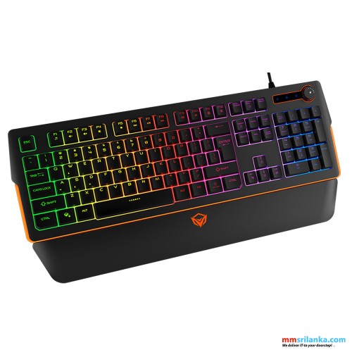 Meetion K9520 RGB Magnetic Wrist Rest Gaming Keyboard (6M)